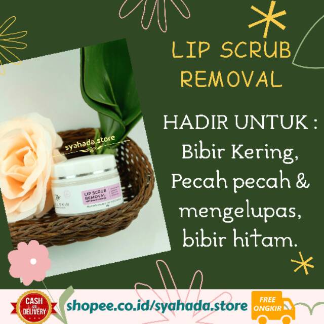 SCRUB BIBIR ALAMI UNTUK BIBIR HITAM KERING DAN PECAH SERTA CARA MEMERAHKAN BIBIR SECARA ALAMI BPOM