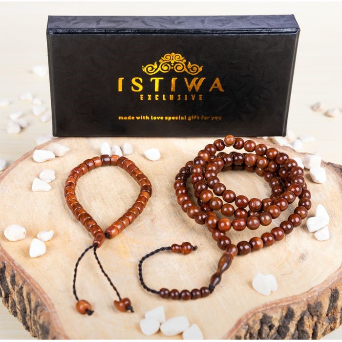 Tasbih Kokka 100% Original Bersertifikat & Bergaransi - Merk ISTIWA Uk 7.5 mm