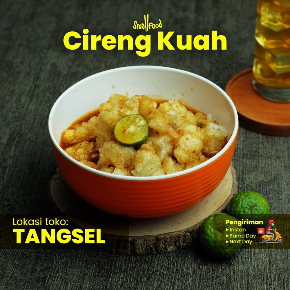 

Cireng Kuah Pedas Isi 35 mini - Smallfood Frozen Food
