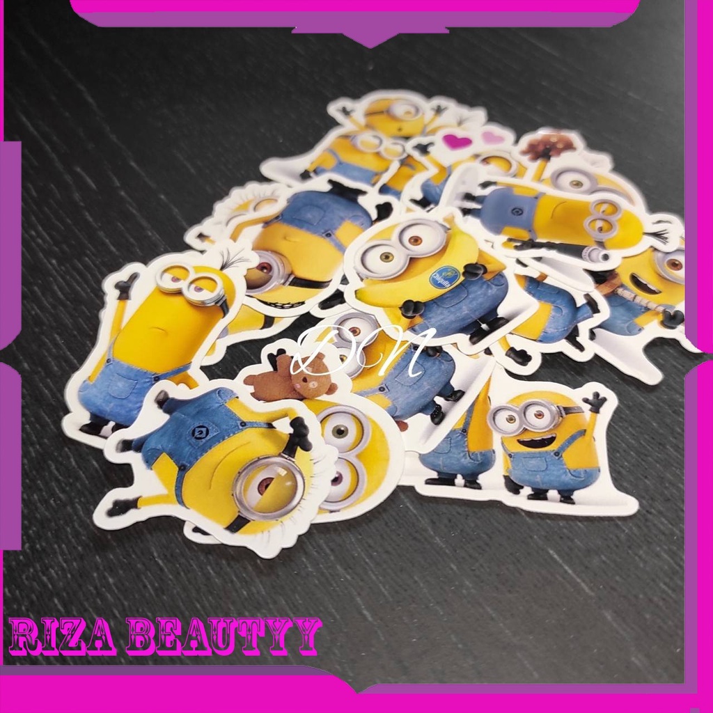 

19pcs Stiker Minion Stiker Kertas Label Aksesories Sticker Karakter Minions