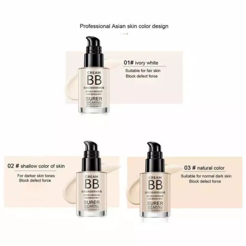 Lameila BB Cream Moisturizing Liquid Foundation Korean Makeup Original..