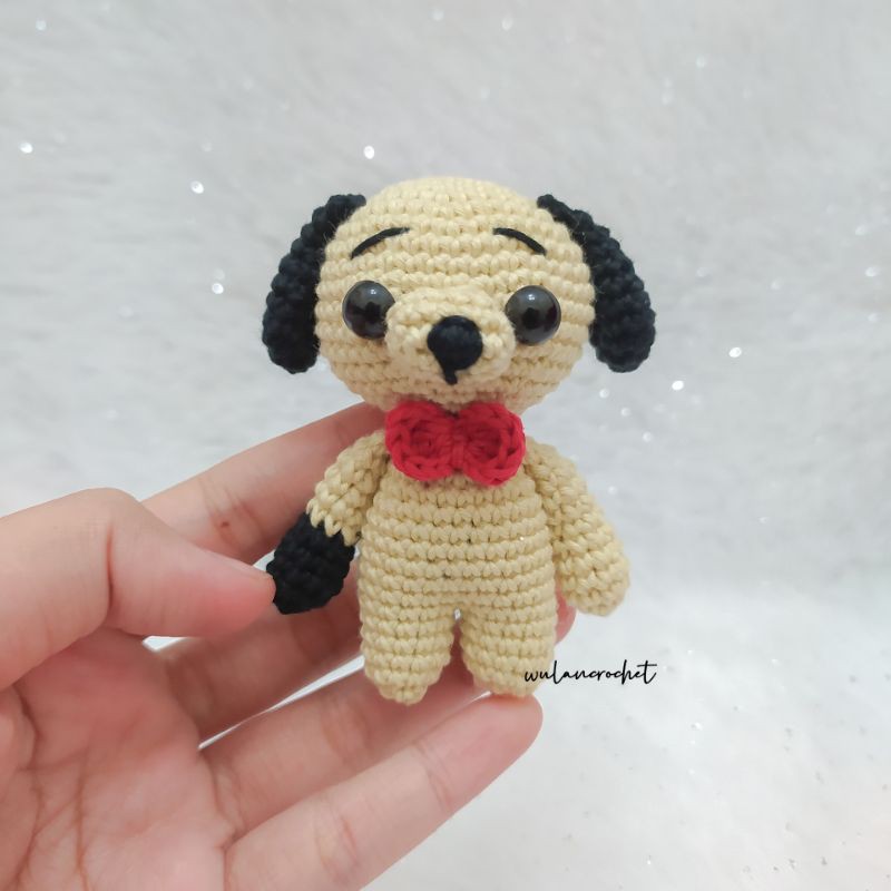 Amigurumi Mini Puppy | Boneka Rajut Anjing Kecil