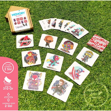 MATCHING CARD MAINAN EDUKASI ANAK KARTU PERSAMAAN