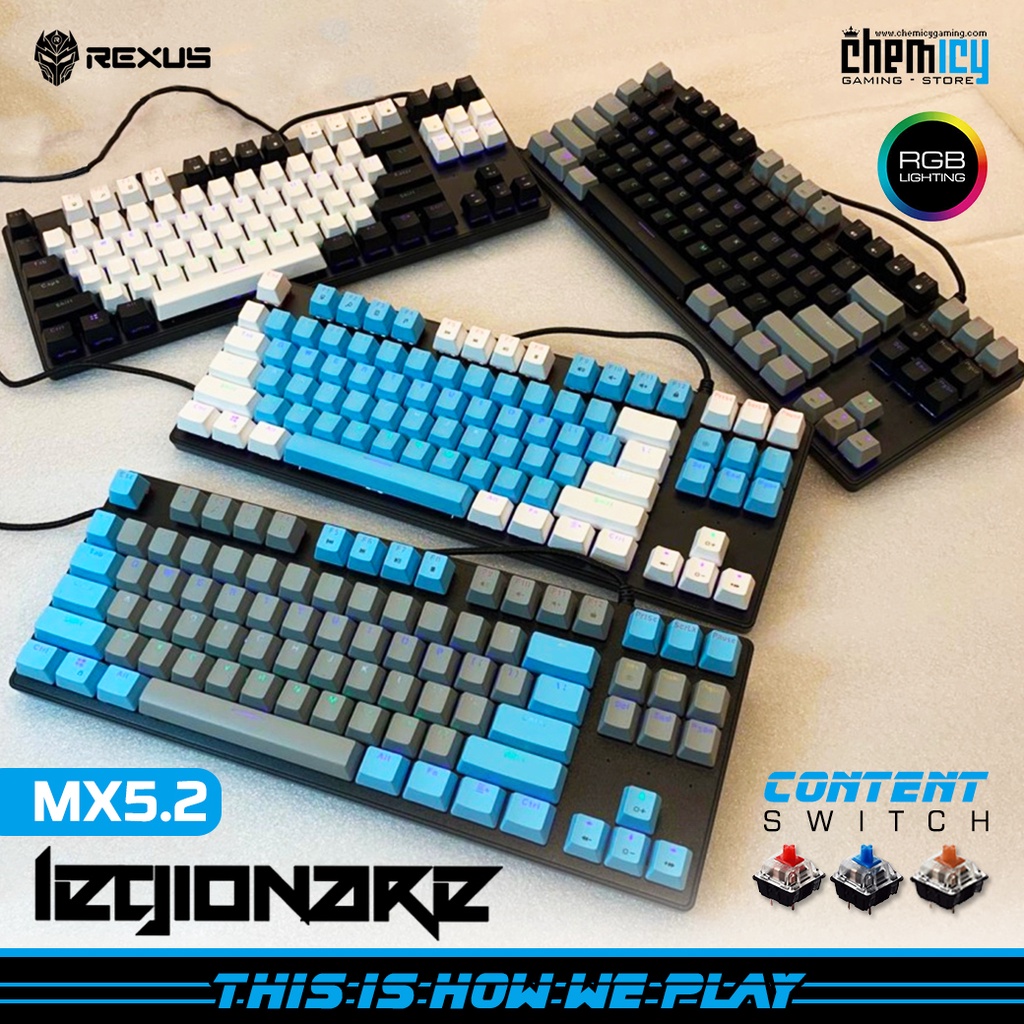 Rexus Legionare MX5.2 TKL FINALE Mechanical Gaming Keyboard