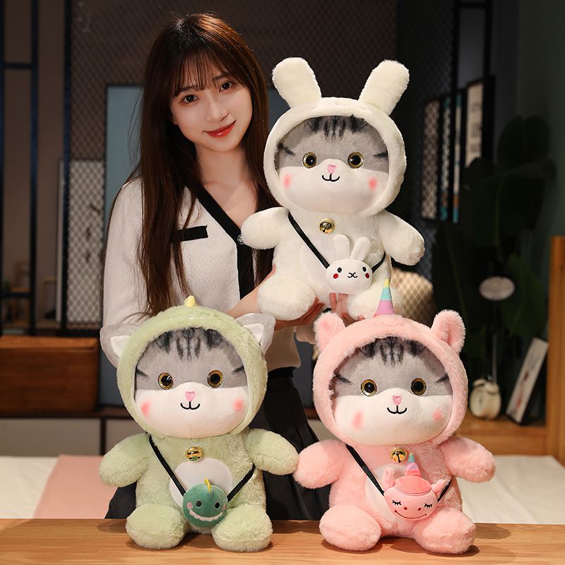 30/40CM Kucing Mainan Mewah Indah Cosplay Rabbit Unicorn Plushie Birthday Gifts For Boy Girl