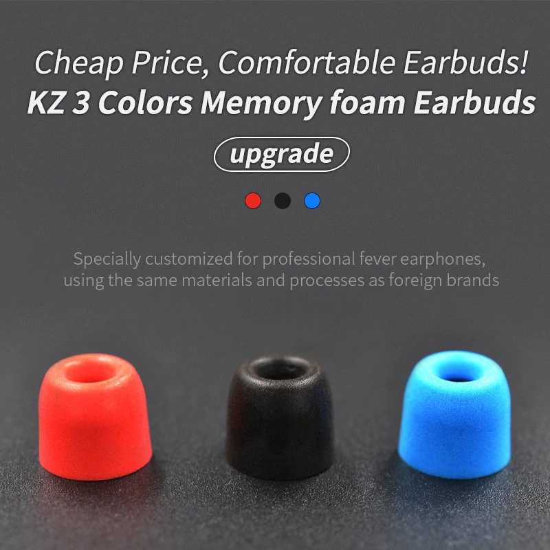 (100% BARANG ORI) Knowledge Zenith Earbuds Eartips Memory Foam 3 Size