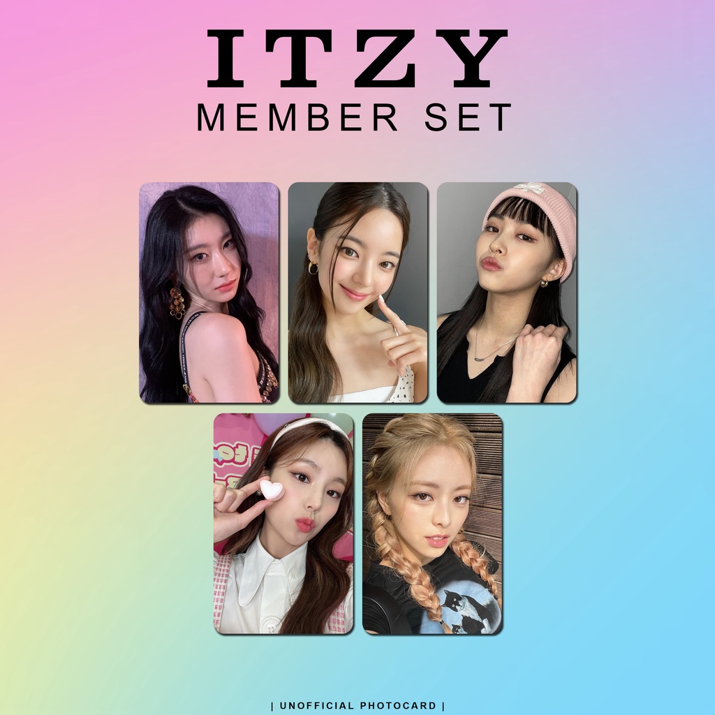 UNOFFICIAL PHOTOCARD ITZY MEMBER SELCA