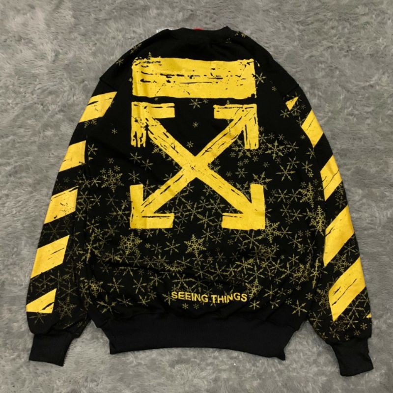 CREWNECK OFF WHITE SALJU GALAKSY