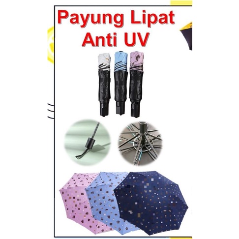 Payung Lipat Motif Bear Payung Magic Anti UV Folding Umbrella