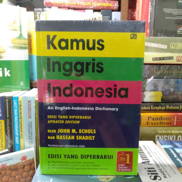  Buku Kamus Bahasa Inggris  Indonesia John M Echols Hasan 