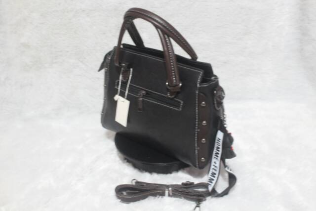 TAS IMPORT HAND BAG+SLING BAG WANITA KOREA ORIGINAL BLACK