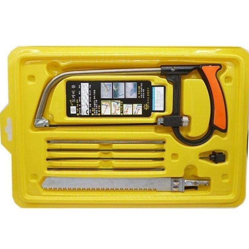 Gergaji kayu besi pipa Multi fungsi Set 3 Way Magic Saw