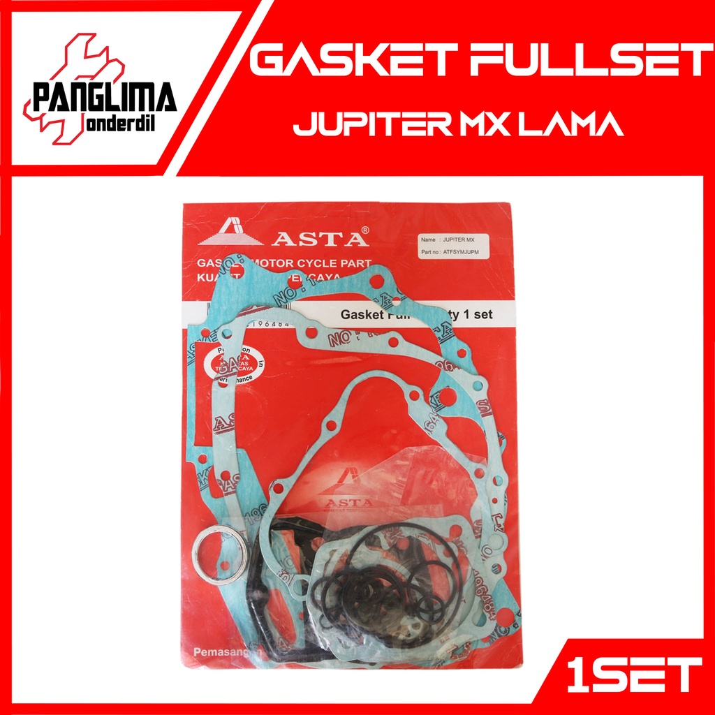 Gasket Fullset Merk Asta Jupiter MX Lama Perpak-Topset Paking-Packing Full-Top-Set