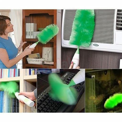 BYE BYE DIRT FEATHER WIPER AUTOMATIC brush spin home