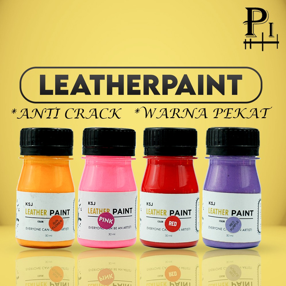 Cat Sepatu / Cat Tas KSJ Leather Paint / Kulit / Midsole ( Pelengkap