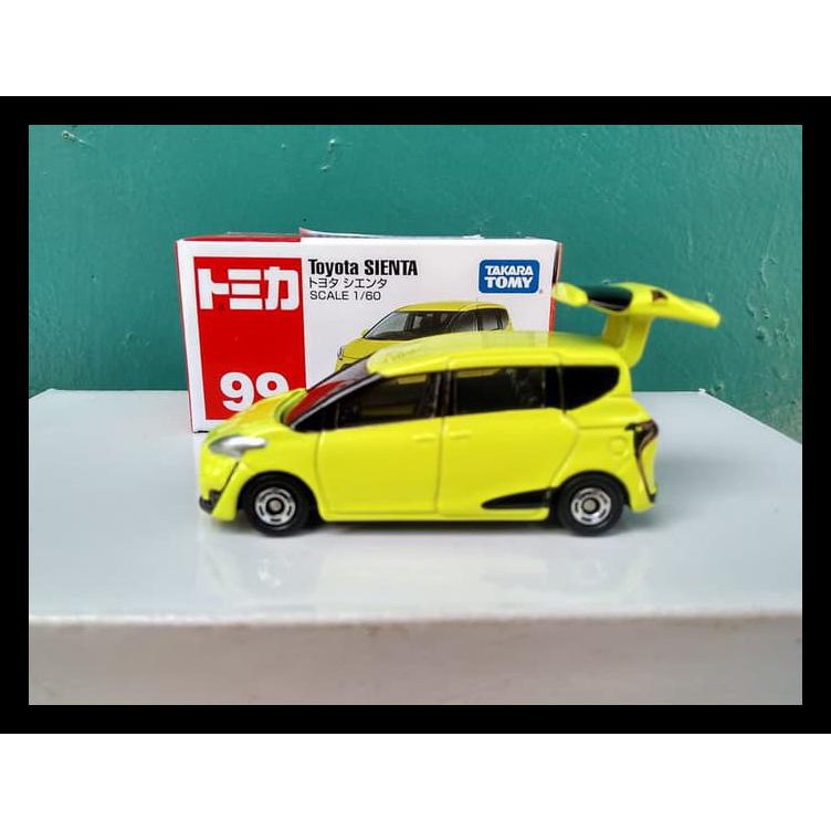 Tomica No 99 Toyota Sienta Diecast Miniatur Mobil Takara Tomy Murah Terlengkap