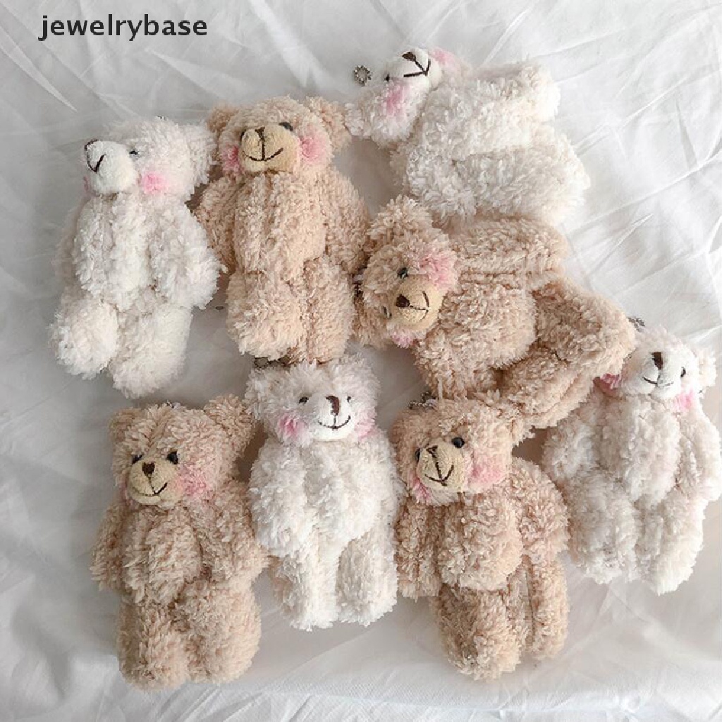 (jewelrybase) Gantungan Kunci Bentuk Boneka Beruang Bahan Plush