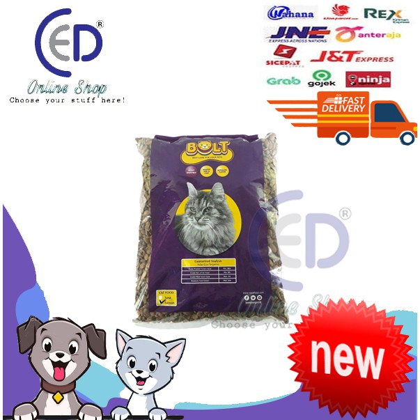 MAKANAN KUCING BOLT SALMON 800GR