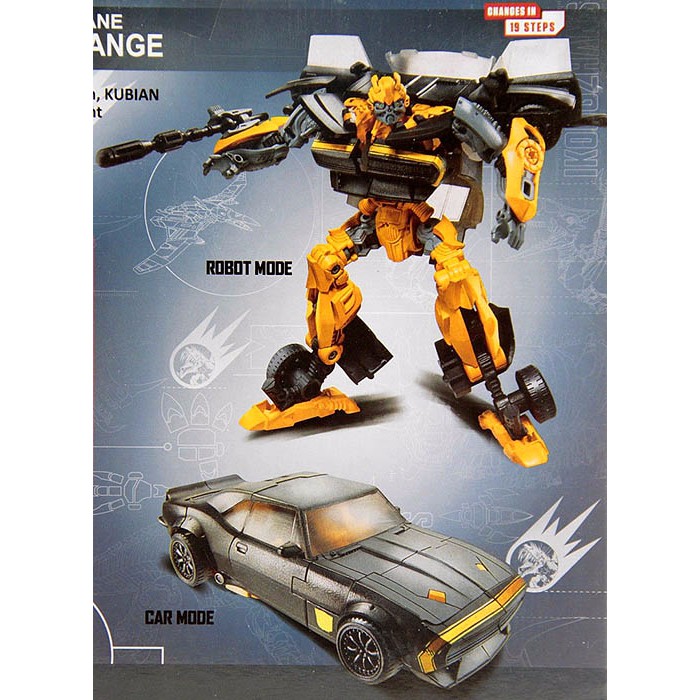 Mainan Robot Transformers 4 Bumblebee Black Ok
