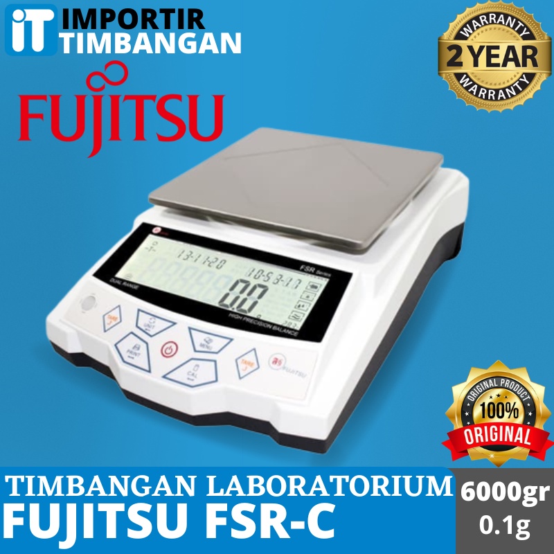 FUJITSU - FSR-C Accurate Electronik Balance | Timbangan Lab cap 6000gr New Original Garansi
