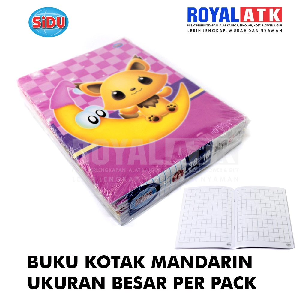 

Buku Kotak Besar Sidu Buku Tulis Mandarin Sinar Dunia 38 lembar / Pack