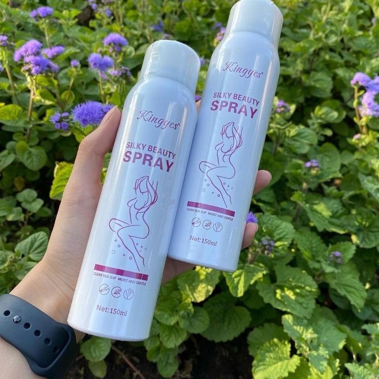 DBEST - KINGYES SILKY BEAUTY SPRAY PERONTOK BULU KETIAK KEMALUAN DAN BULU TANGAN KAKI DAN KUMIS PERMANEN