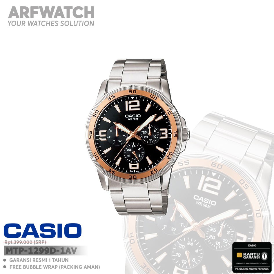 Casio General MTP-1299D-1AV / -2AV / -4AV Original
