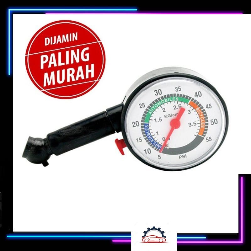 Tire Pressure Gauge Alat Test Ukur Indikator Tekanan Angin Ban Mobil Motor