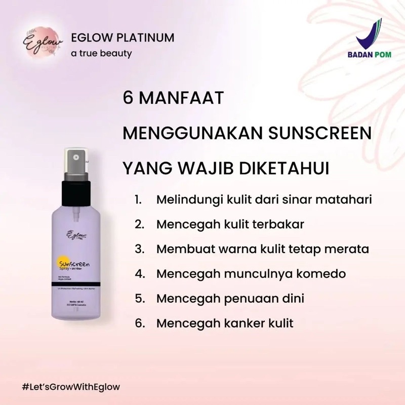 SUNSCREEN SPRAY EGLOW