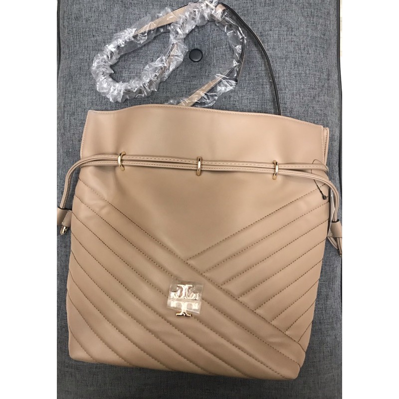 Tory Burch Kira Chevron Bucket Bag