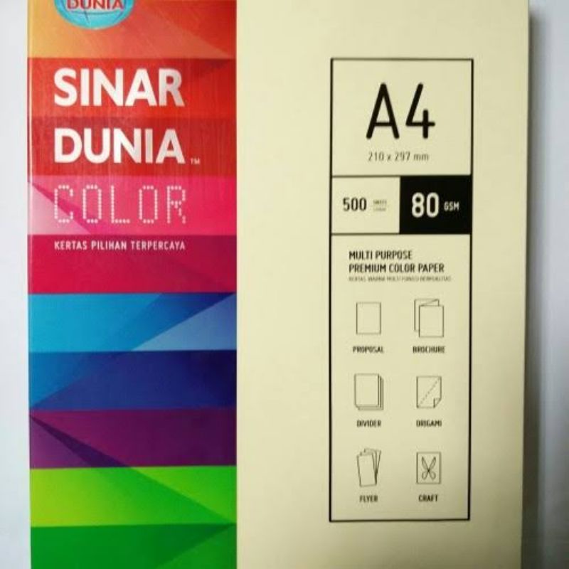 

kertas Spectra / SIDU A4 80 Warna Ivory IT100
