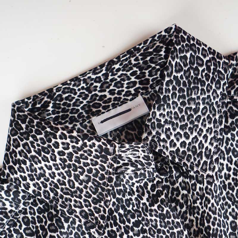 Kemeja Wanita- Leopard Quarter Long Sleeve [CG-NYC 02]-5
