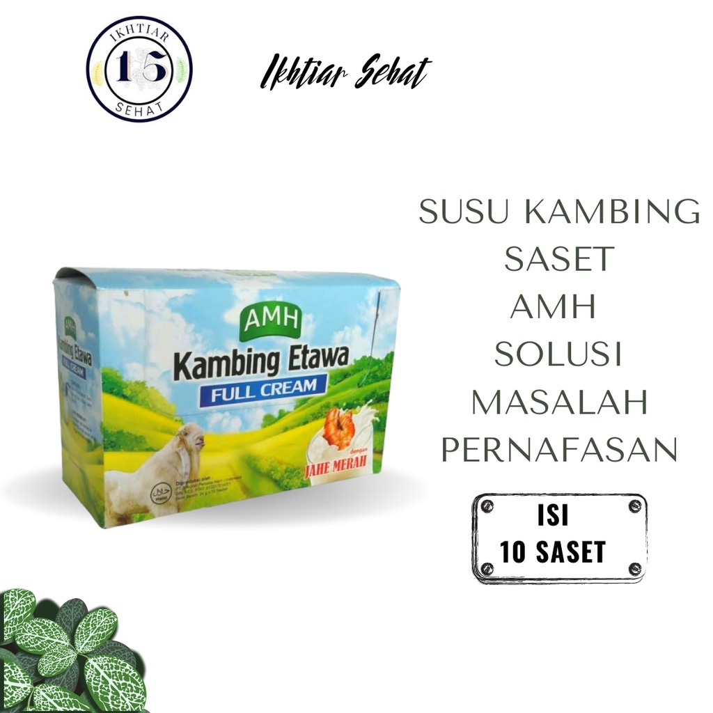 

Susu Kambing ETAWA FULL CREAM JAHE MERAH AMH Tidak cocok untuk bayi Insya Alloh Berkhasiat Untuk; Membantu metabolisme tubuh menghasilkan energi. Sumber Kalsium, Membantu Meredakan Rematik dan Mencegah Osteoporosis. Mengandung Jahe Merah, Menghanga