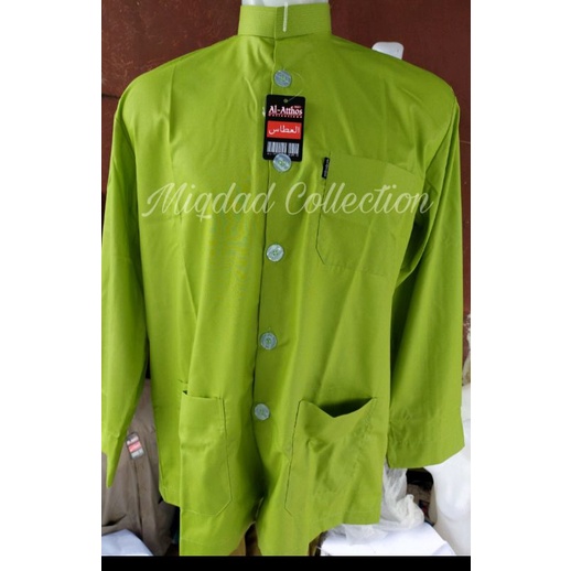 BAJU KOKO ALATTHOS COLLECTION ORIGINAL MODEL HAIBAH / KOKO ALATTHOS MERAH BATA / KOKO HABAIB /TAWA A