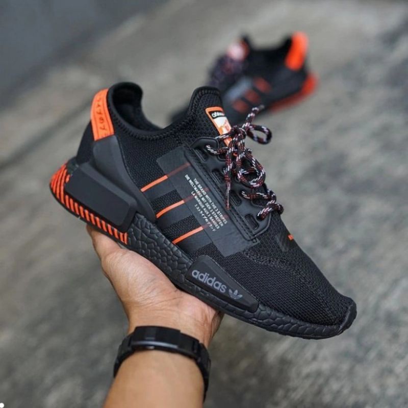 adidas nmd r1 v2 black orange