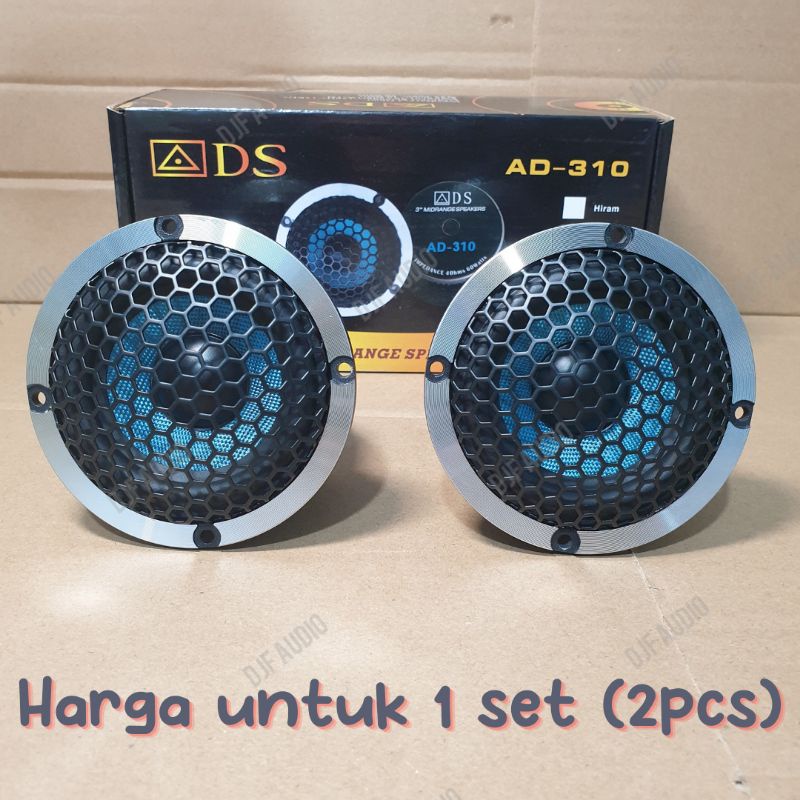 Speaker Middle 3 Inch ADS AD 310 - Midrange speaker - 3" - Speaker Pilar - Dengan Tutup