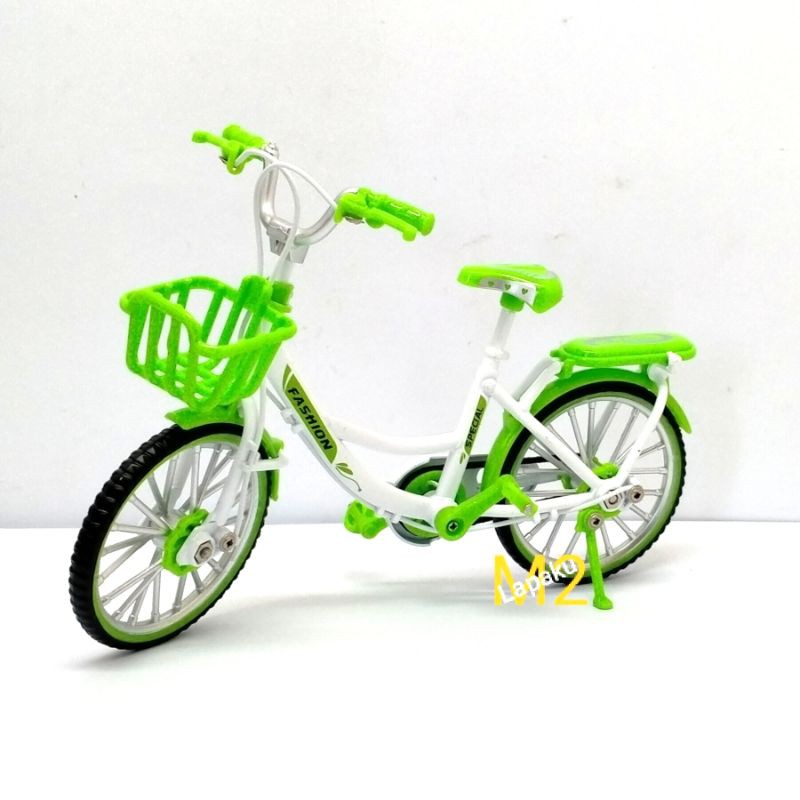 Die-Cast Fashion Bicycle simulation of true style -Mainan/pajangan sepada