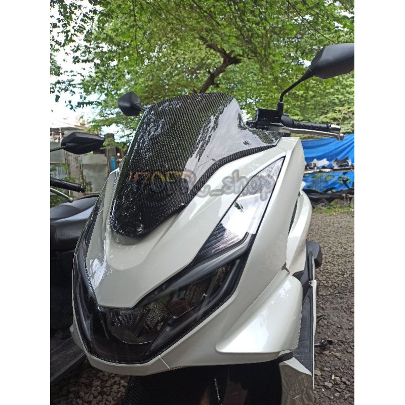 windshield / visor PCX 160 karbon kevlar / winsil PCX 160