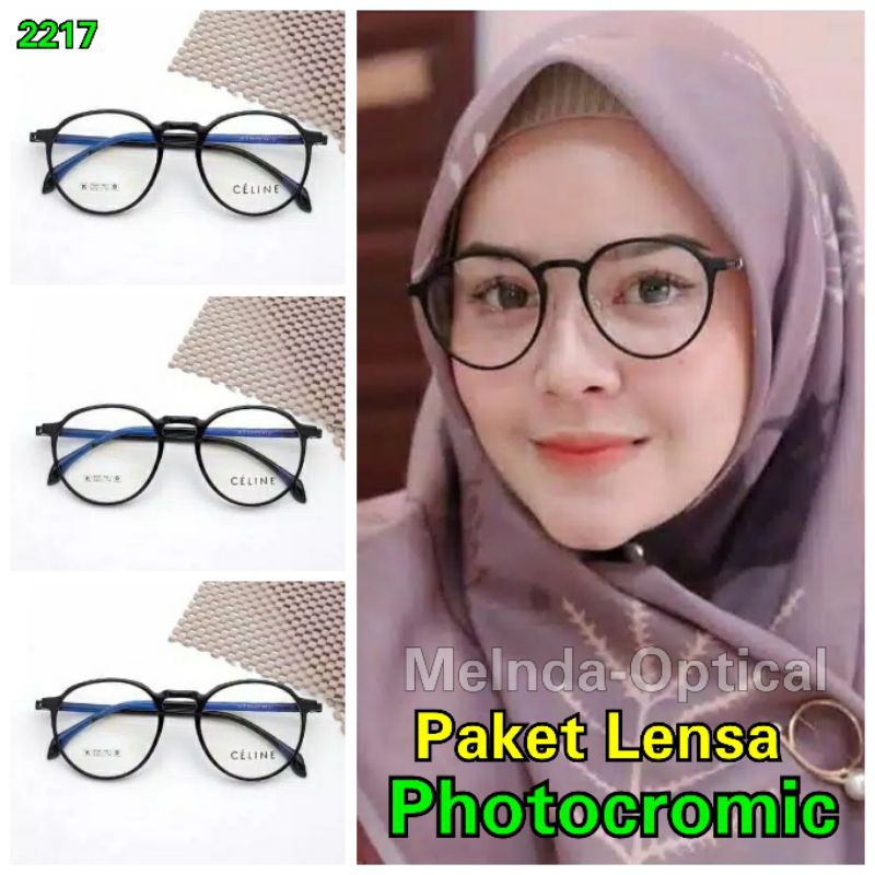 KACAMATA 2217 TERBARU,KACAMATA WANITA PHOTOCROMIC,KACAMATA MINUS ANTIRADIASI,KACAMATA WANITA MURAH