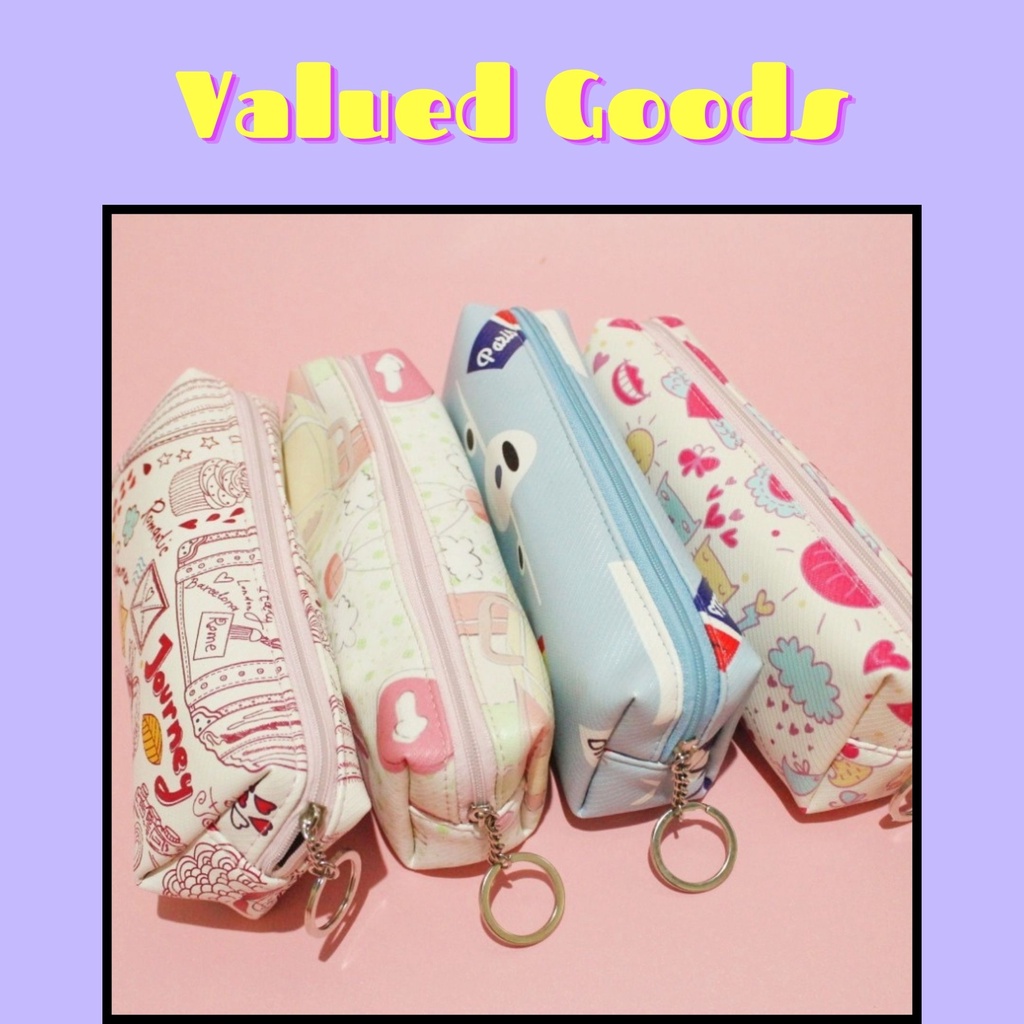 

Kotak Pensil Canvas - IMPORT PENSIL CASE - tempat pensil pulpen lucu unik sekolah kantor penyimpanan alat tulis warna warni pastel import