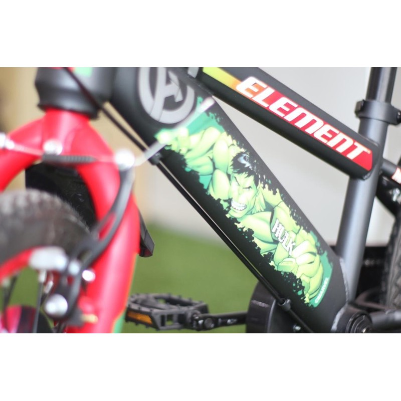 Sepeda Anak BMX Element Hulk Buster Avengers Official License Marvel SNI Cowok Avengers Garansi mini-3