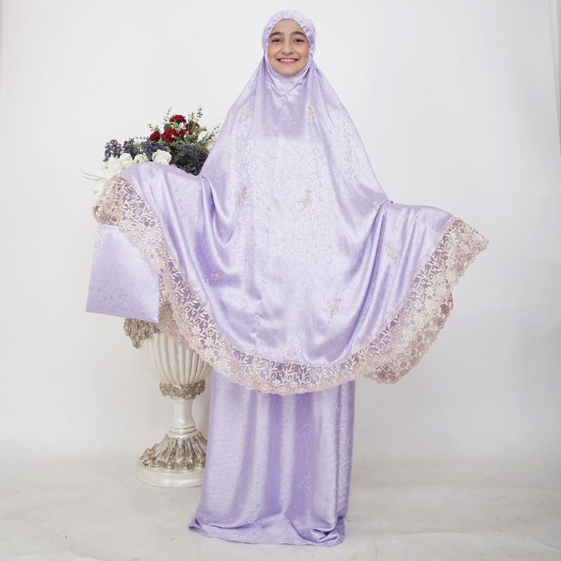 Mukena Sutra Nagita Lilac