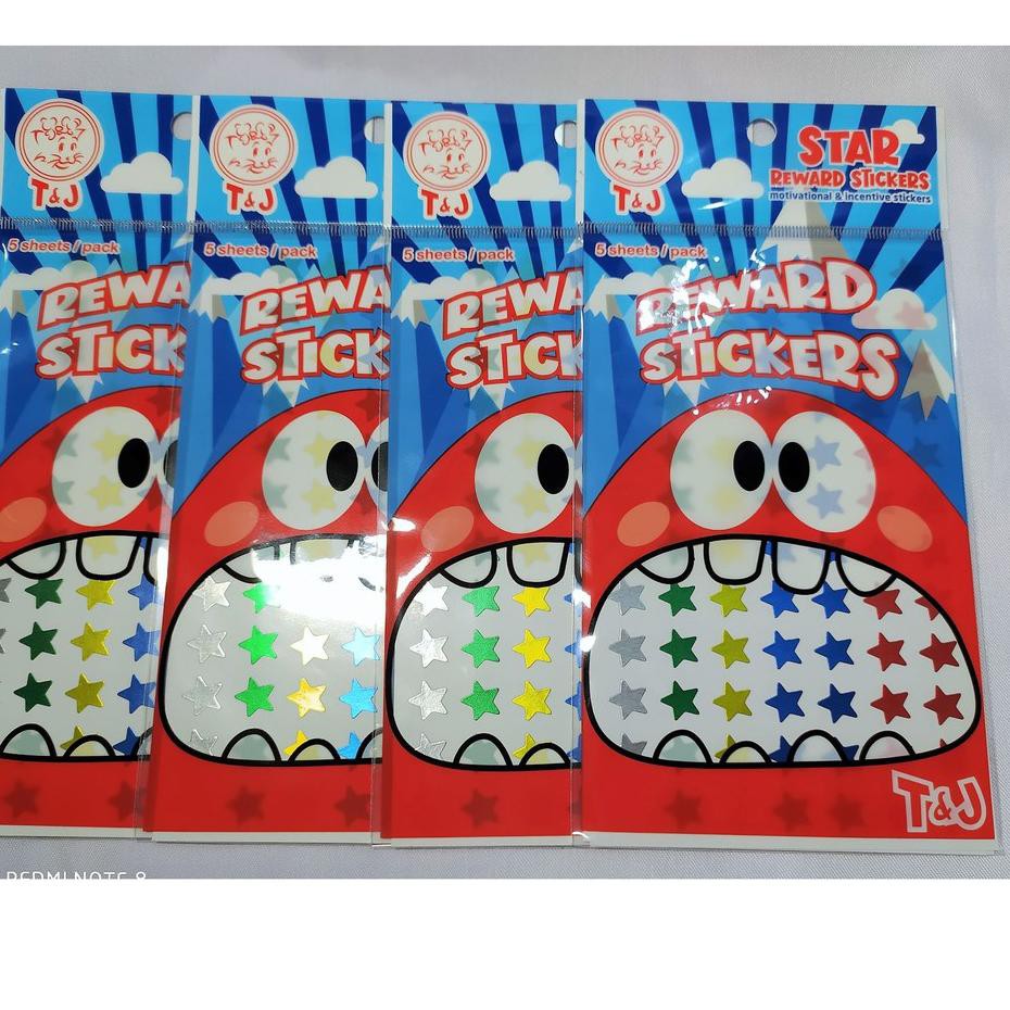 

PROMO 9.9 TOM and JERRY - STAR REWARD STICKER - Sticker Bintang - [ 1 Pad ]