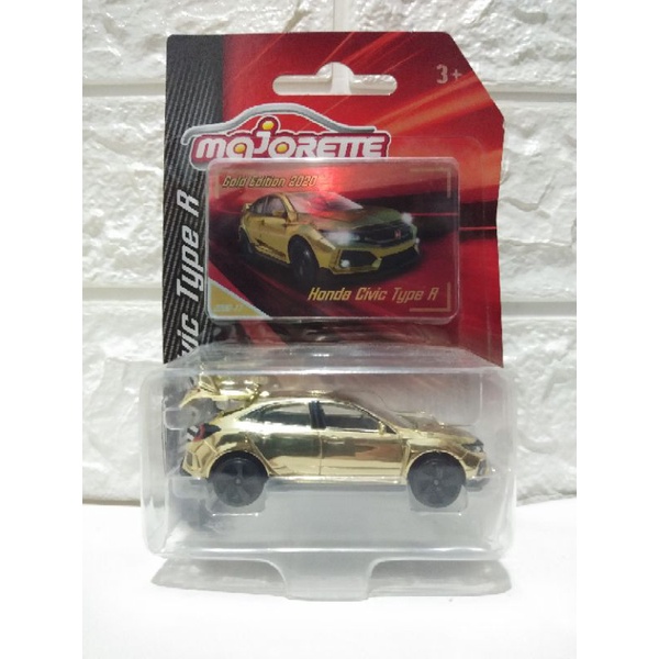 Majorette Honda Civic Type R Gold