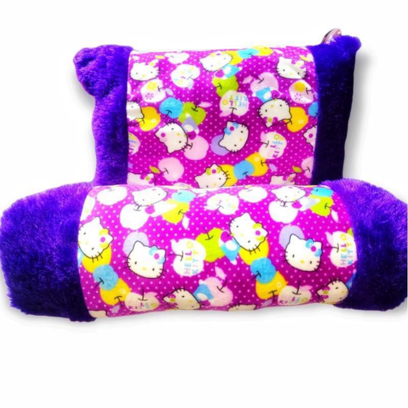 Bantal guling karakter anak hello Kitty ungu