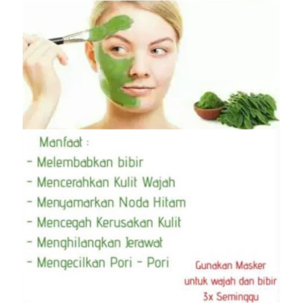 Manfaat daun kelor untuk wajah berjerawat