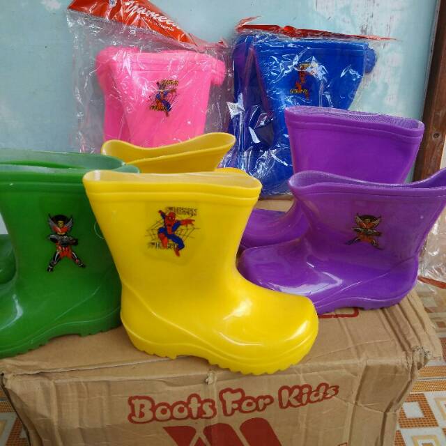 sepatu mini boot karet sepatu boot anak karet