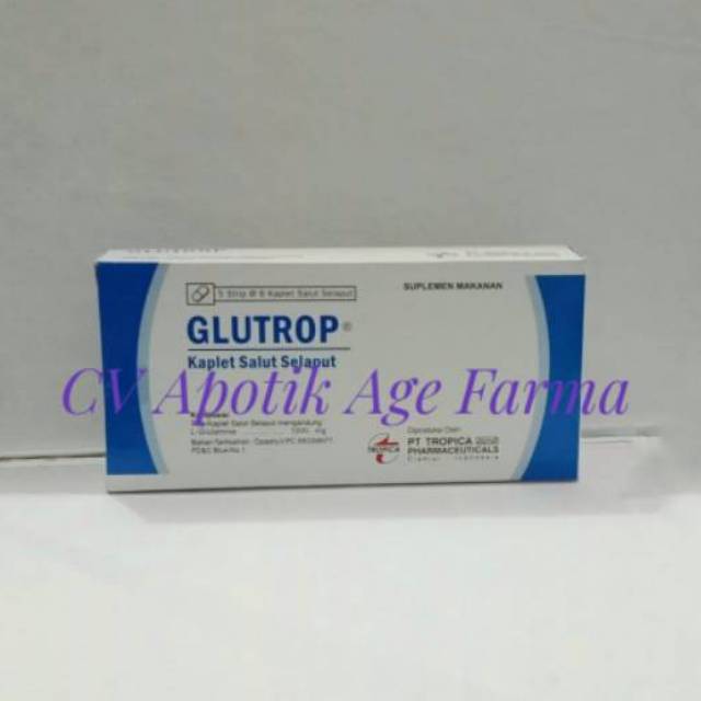Glutrop Kaplet isi 30 (Tropica) Jual per box