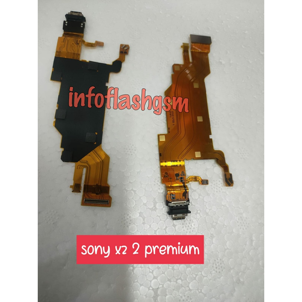 Flexibel Flexible Konektor Charger Cas Sony XZ2 Premium XZ 2 Premium