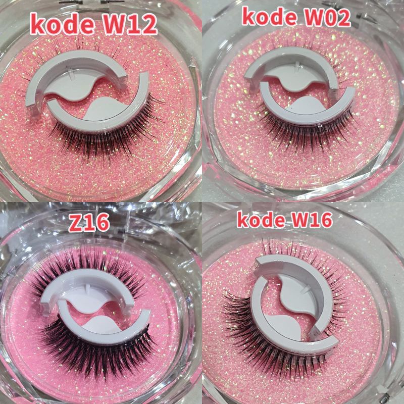 Bulu mata 3D tanpa lem . eyelash tanpa lem viral . tweezer eyelash.  magic eyelash . bulu mata palsu tanpa lem . bulu mata magic.  bulu mata 3d bulu mata palsu natural . bulu mata tanpa lem . magic eyelash / bulu mata magnet / EYELASH MAGNETIC